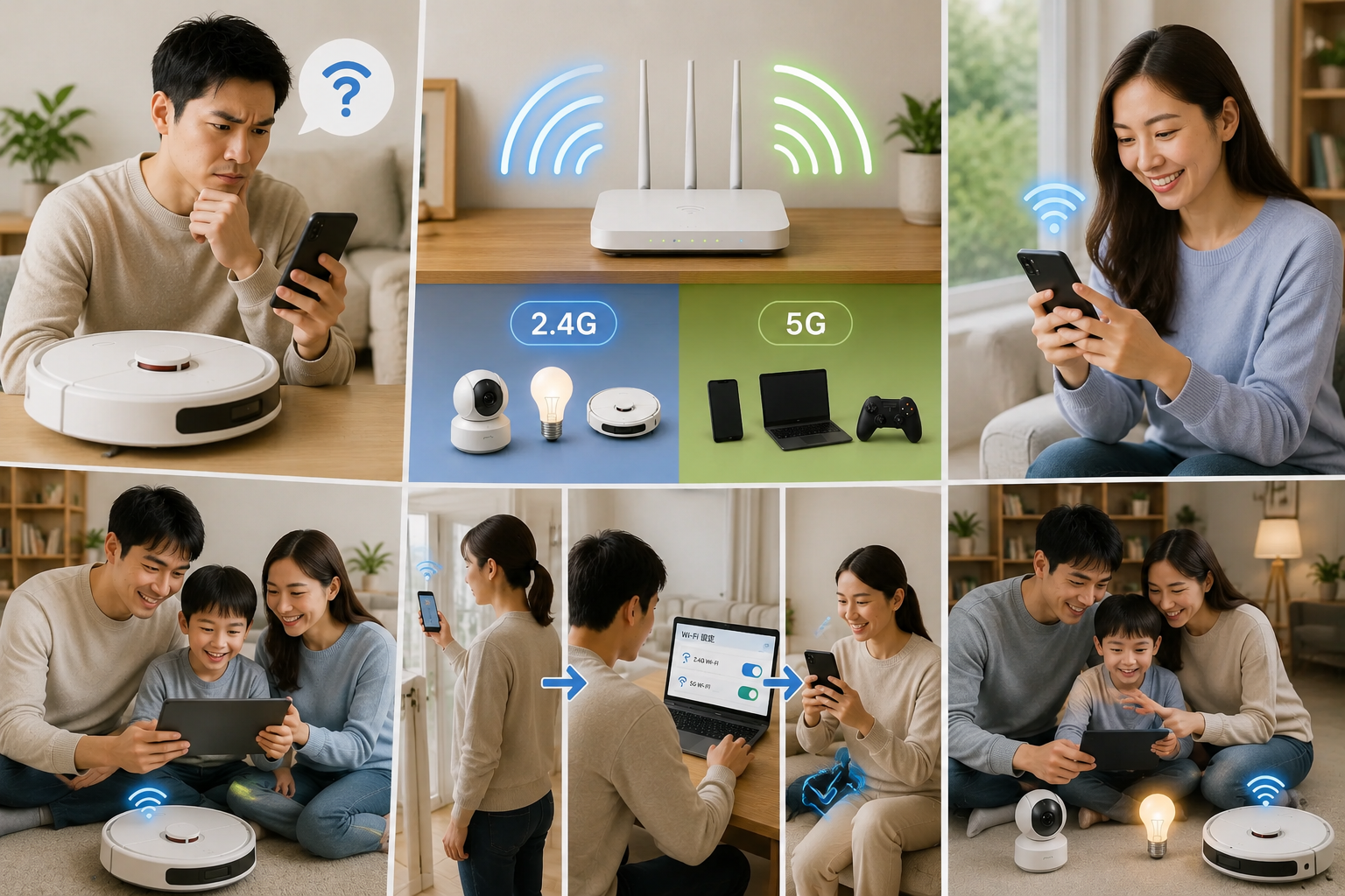 麼是 2.4G 與 5G？雙頻合一優缺點與家電連不上 Wi-Fi