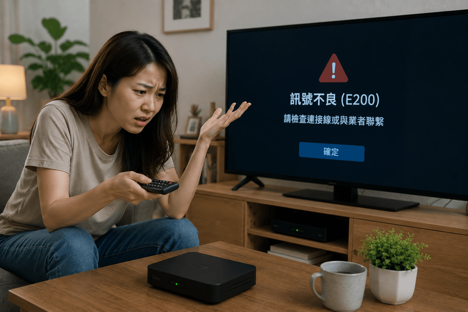 網路斷線、電視機上盒當機怎麼辦？
